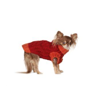 LISH - Dog Sweater - Red and Red